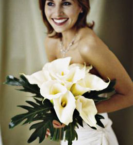 Calla Lilies Wedding Bouquet